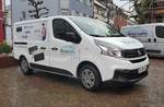 =Fiat Ducato von RHÖN KÄLTE steht im Februar 2021 auf einer Baustelle in Hünfeld 