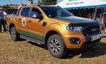=Ford Ranger der Firma AGROM steht auf einer der Ausstellungsflächen beim Bürgerfest  200 Jahre Landkreis Fulda  auf dem Gelände von Schloß Fasanerie im Juni 2022