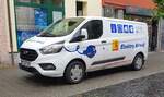 =Ford Transit von Elektro-KRAUSS steht im Juli 2021 in Hünfeld