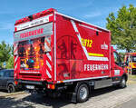 =Ford Transit der Firma BRANDSCHUTZTECHNIK STOLPEN sucht bei der Rettmobil 2025 einen neuen Besitzer