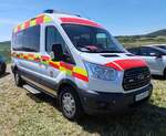 =Ford Transit als Katstrophenschutzfahrzeug im Dienst des BRK ROSENHEIM, steht auf dem Parkplatz der RettMobil 2025
