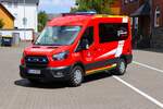 Feuerwehr Lollar Ford Transit MTW (Florian Lollar 1/19-2) am 26.07.25 bei einen Fototermin.