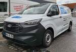 =Ford Transit Custom der Firma STEIN steht auf einer Baustelle in Fulda, 03-2026