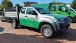 =Isuzu D-Max von der Gartenbaufirma HACK aus Gersfeld-Hettenhausen steht im Juli 2025 in Fulda