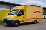=Iveco von DHL / Deutsche Post unterwegs in Petersberg im Juli 2021