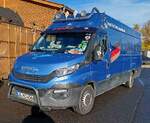 =Iveco Daily eines H�ndlers steht bei der Bulldogmesse in Alsfeld, 10-2025