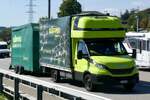 Ein Iveco Daily Mini H�ngerzug von K�ppeli am 11.9.26 bei Grauholz.