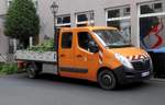 Opel Movano als Doppelkabiner mit Ladefläche der Stadt Hünfeld eingesetzt anl.