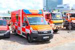 Berufsfeuerwehr Frankfurt am Main MAN TGE RTW am 26.05.24 beim Tag der offenen Tür an der Wache 20