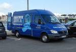 MB Sprinter von TAUCHER-HOCK aus Lübeck steht im September 2018 in Travemünde