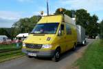 MB Sprinter als Begleitfahrzeug bei der Traktorenausfahrt anl. Schl�tertreffen am Kirchheimer See, September 2012 