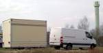 Mercedes Benz Sprinter mit Anh�nger.