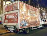 =MB Sprinter als Werbefahrzeug für die Wiener Mozartkonzerte steht im November 2019 in Wien