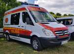 =MB Sprinter der DLRG OG LANGSCHEID, gesehen auf dem Parkplatz der RettMobil 2025