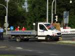 Mercedes Benz Sprinter von FFR zum Abssperrung der Straßen für den Ironman Frankfurt am 06.07.14 in Maintal