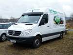=MB Sprinter von  McHale  steht im Februar 2017 auf dem Parkplatz bei der Hessischen Landwirtschaftsausstellung in Alsfeld
