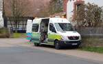 =MB Sprinter von OSTHESSEN-NETZ bei Wartungsarbeiten in Petersberg, 11-2022