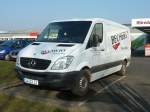 MB Sprinter von BECHERT-Haustechnik gesehen in Werneck im M�rz 2011