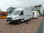 MB Sprinter als Verkaufswagen einer Landb�ckerei auf dem Marktplatz von Trier, September 2011