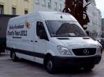 MB-Sprinter tourte als Begleitfahrzeug f�r die Harley-Davidson-Tour2011 durch �sterreich; 110811