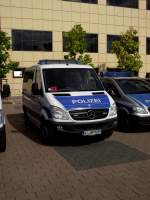 Ein Mercedes Benz Sprinter der Polizei am 21.09.13 auf der IAA  