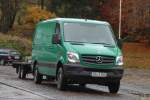 MB Sprinter der Firma  Forstbetrieb HERBERT , Motten im November 2015