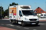 =MB Sprinter als Kühlfahrzeug der  Fuldaer Tafel  unterwegs in Fulda im August 2016