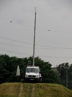 Mercedes-Benz Broadcasting Fahrzeug, auf Sprinter-Basis gebaut.