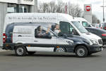 MB 316 CDi Koffer mit raffinierter Werbelackierung in Euskirchen - 12.01.2017
