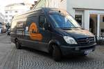 =MB Sprinter von  trans o flex  unterwegs in Fulda im November 2017