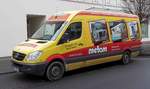 =MB Sprinter der Firma  metam  steht im Januar 2018 in Hünfeld