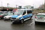 Bundespolizei Mercedes Benz Sprinter am 01.02.20 in Mainz Hbf 