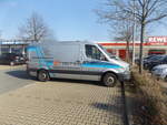 Mercedes Sprinter von TOPTEQ am 19.03.2020 im Gewerbegebiet Chemnitz Planitzwiese.