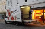 =MB Sprinter der Bäckerei HAPP auf Belieferungstour in Hünfeld, 12-2020