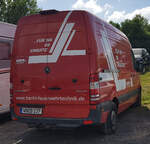 =MB Sprinter von Feuerwehrtechnik BARTH, gesehen auf dem Parkplatz der RettMobil 2025