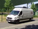 aufgenommen am 19.07.10  in bad harzburg  an der verladestadtion    ein mercedes sprinter  langer radstand mit hochdach