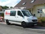 MB Sprinter von LUX-Haus steht in 36100 Petersberg-Marbach, Juni 2011