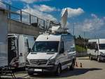 Mercedes-Benz Sprinter II, Facelift als Broadcastingfahrzeug am 14.05.2017 auf dem Hungaroring.