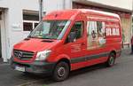 =MB Sprinter von Fußboden-BLUM steht im Dezember 2019 in Fulda