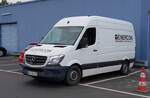 =MB Sprinter der Firma ENERCON steht bei einem Lebensmittelhändler in Kassel im Juli 2021