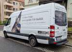 =MB Sprinter von STERN-AUTO Teileexpress steht im Dezember 2024 in Wilsdruff