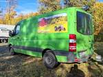 =MB Sprinter eines Ausstellers steht auf dem Ausstellerparkplatz bei der Bulldogmesse in Alsfeld, 10-2025