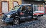 =MB Sprinter als Doppelkabiner mit Ladefl�che der Firma TROTT steht auf einer Baustelle in H�nfeld, 02-2026