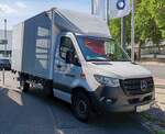 =MB Sprinter mit Kastenaufbau des Nutzfahrzeughändlers KUNZMANN aus Fulda, 07-2025