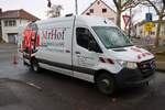 MirHof Kanaltechnik Mercedes Benz Arocs Sprinter am 05.02.26 in Offenbach am Main  
