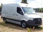 Der neue Mercedes Sprinter als Transporter in Neubrandenburg am 08.07.2018