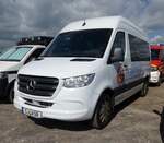 =MB Sprinter vom Klinikum CHEMNITZ, abgestellt auf dem Parkplatz der RettMobil im Mai 2022