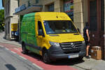 Mercedes Benz Sprinter der �sterreichischen Post, gesehen in den Stra�en von Graz. 06.2023