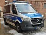 =MB Sprinter der LaPo Baden-Württemberg steht im Dezember 2023 in Ulm