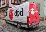 =MB Sprinter von DPD auf Auslieferungstour in Rothenburg ob der Tauber, 12-2023